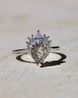 Vivian Grace Black Rutilated Quartz Ring- Sterling Silver