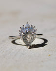 Vivian Grace Black Rutilated Quartz Ring- Sterling Silver