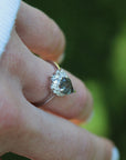 Vivian Grace Black Rutilated Quartz Ring- Sterling Silver