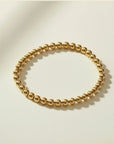 Vivian Grace Jewelry Bracelet 4mm Gold Bead Bracelet - 14k Gold Filled