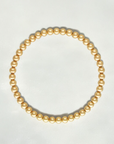 Vivian Grace Jewelry Bracelet 4mm Gold Bead Bracelet - 14k Gold Filled