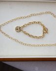 Vivian Grace Jewelry Bracelet Antiqued Gold Antiqued Gold Lock Bracelet