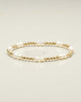 Vivian Grace Jewelry Bracelet Freshwater Pearl and 14k Gold Filled Bead Bracelet - 6.5”
