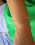 Vivian Grace Jewelry Bracelet Gold Baby Tennis Bracelet- 1mm
