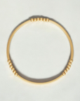 Vivian Grace Jewelry Bracelet Gold Bar Beaded Bracelet - 14k Gold Filled