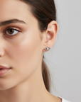 Vivian Grace Jewelry Earrings Opal Evil Eye Stud Earrings