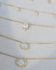 Vivian Grace Jewelry Necklace Ava Moonstone & Topaz Necklace