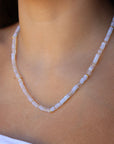 Vivian Grace Jewelry Necklace Clear Moon Crystal Beaded Necklace