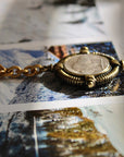 Vivian Grace Jewelry Necklace Gold Antiqued Gold Buffalo Coin Necklace
