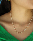 Vivian Grace Jewelry Necklace Gold Baby Tennis Necklace- 1.5mm
