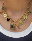 Vivian Grace Jewelry Necklace Gold Lover’s Bridge Charm Necklace