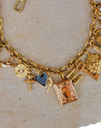 Vivian Grace Jewelry Necklace Gold Lover’s Bridge Charm Necklace