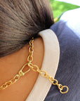 Vivian Grace Jewelry Necklace Gold Lover’s Bridge Charm Necklace