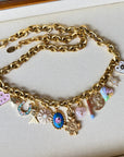 Vivian Grace Jewelry Necklace Gold Luck & Love Vintage Charm Necklace