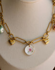 Vivian Grace Jewelry Necklace Gold The Vintage Tea Party Charm Necklace