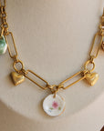 Vivian Grace Jewelry Necklace Gold The Vintage Tea Party Charm Necklace
