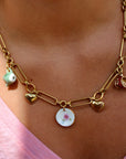 Vivian Grace Jewelry Necklace Gold The Vintage Tea Party Charm Necklace