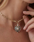 Vivian Grace Jewelry Necklace Gold Twin Flame Heart Charm Holder Necklace