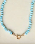 Vivian Grace Jewelry Necklace Hand Knotted Peruvian Opal Bead Necklace
