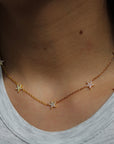 Vivian Grace Jewelry Necklace Pave Star Choker