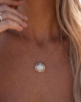 Vivian Grace Jewelry Necklace Poppy Necklace - Kyocera Opal