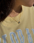 Vivian Grace Jewelry Necklace Rain Skye Necklace - Rain Dichroic Glass