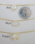 Vivian Grace Jewelry Necklace Skye Moonstone Necklace