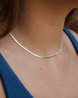 Vivian Grace Jewelry Necklace The Gold Filled Snake Chain