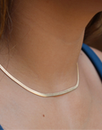 Vivian Grace Jewelry Necklace The Gold Filled Snake Chain