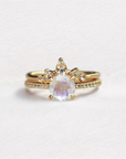 Vivian Grace Jewelry Ring Ava Moonstone & Topaz Ring Set