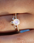 Vivian Grace Jewelry Ring Ava Moonstone & Topaz Ring Set