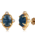 Vivian Grace Jewelry Ring Ocean Versailles Stud Earrings