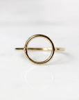 Vivian Grace Jewelry Ring Open Circle Stacking Ring - 14k GF