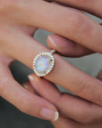 Vivian Grace Jewelry Ring Skye Moonstone Ring
