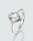 Vivian Grace Jewelry Ring White Topaz Versailles Ring - Sterling Silver