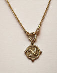 Vivian Grace OOAK Antique Gold Coin Pendant