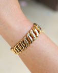 Vivian Grace Vintage Bracelet Gold La Mode Monogram Heart Gold Filled Sweetheart Expansion Bracelet - Vintage (Copy)