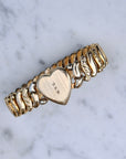 Vivian Grace Vintage Bracelet Gold La Mode Monogram Heart Gold Filled Sweetheart Expansion Bracelet - Vintage (Copy)