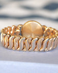 Vivian Grace Vintage Bracelet Gold Speidel Gold-Filled Sweetheart Bracelet with engraved floral locket- Vintage