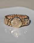 Vivian Grace Vintage Bracelet Gold Speidel Gold-Filled Sweetheart Bracelet with engraved floral locket- Vintage