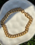 Vivian Grace Vintage Bracelet Gold Vintage 12k Gold Filled Charm Bracelet