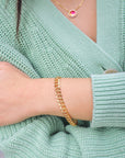 Vivian Grace Vintage Bracelet Gold Vintage 12k Gold Filled Charm Bracelet