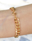 Vivian Grace Vintage Bracelet Gold Vintage 12k Gold Filled Charm Bracelet