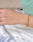 Vivian Grace Vintage Bracelet Gold Vintage 12k Gold Filled Charm Bracelet