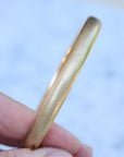 Vivian Grace Vintage Bracelet Gold Vintage 12k Gold-Filled Floral Etched Bangle Bracelet- slim design