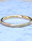 Vivian Grace Vintage Bracelet Gold Vintage 12k Gold-Filled Floral Etched Bangle Bracelet- slim design