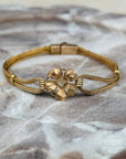 Vivian Grace Vintage Bracelet Gold Vintage Victorian Mesh Bracelet- 12k Gold Filled
