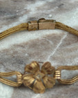 Vivian Grace Vintage Bracelet Gold Vintage Victorian Mesh Bracelet- 12k Gold Filled