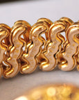 Vivian Grace Vintage Bracelet Gold WWII Gold-Filled Sweetheart Bracelet by DF Briggs Co- Vintage