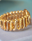 Vivian Grace Vintage Bracelet Gold WWII Gold-Filled Sweetheart Bracelet by DF Briggs Co- Vintage